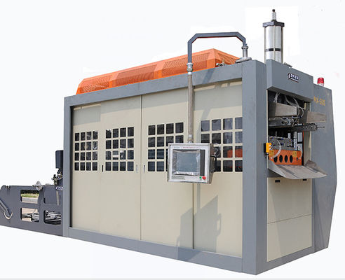 الصين ماكينة صنع الأكواب البلاستيكية XL - 660 W ، آلة صنع الأكواب الزجاجية بسعة 45 Kw / Hour المزود