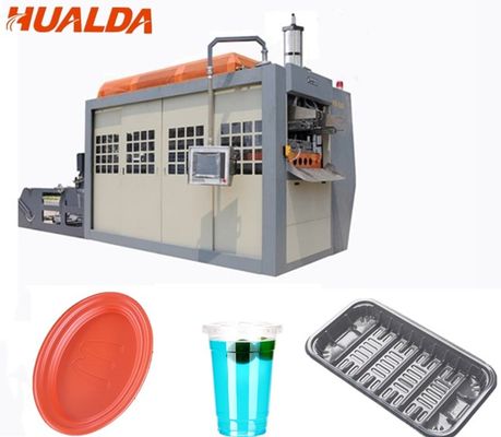 آلة تشكيل الكأس البلاستيك القابل للتصرف 25 - 35 Stroke / Min Capacity PLC Control المزود