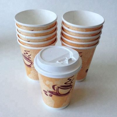قطع غطاء فنجان القهوة البلاستيكية وآلة اللكم المزود