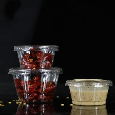 مصغرة صديقة للبيئة ص شفاف كوب من البلاستيك القابل للتصرف مع غطاء غطاء المزود