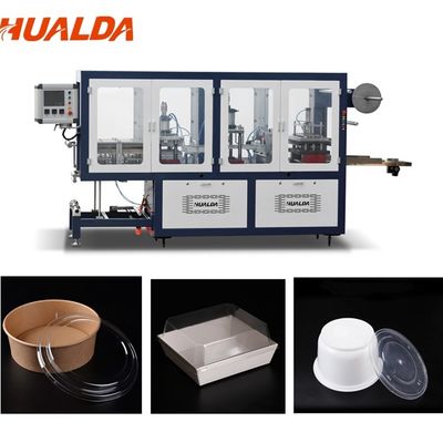 آلة تشكيل الأكواب البلاستيكية الأوتوماتيكية 420 X 300 Mm أقصى منطقة تشكيل 0.4 - 0.7 Mpa المزود