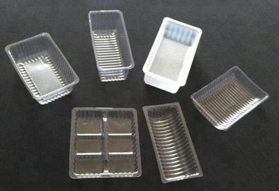 فراغ تشكيل آلة تصنيع أغذية الحاويات لكعكة صغيرة / الشوكولاته المزود